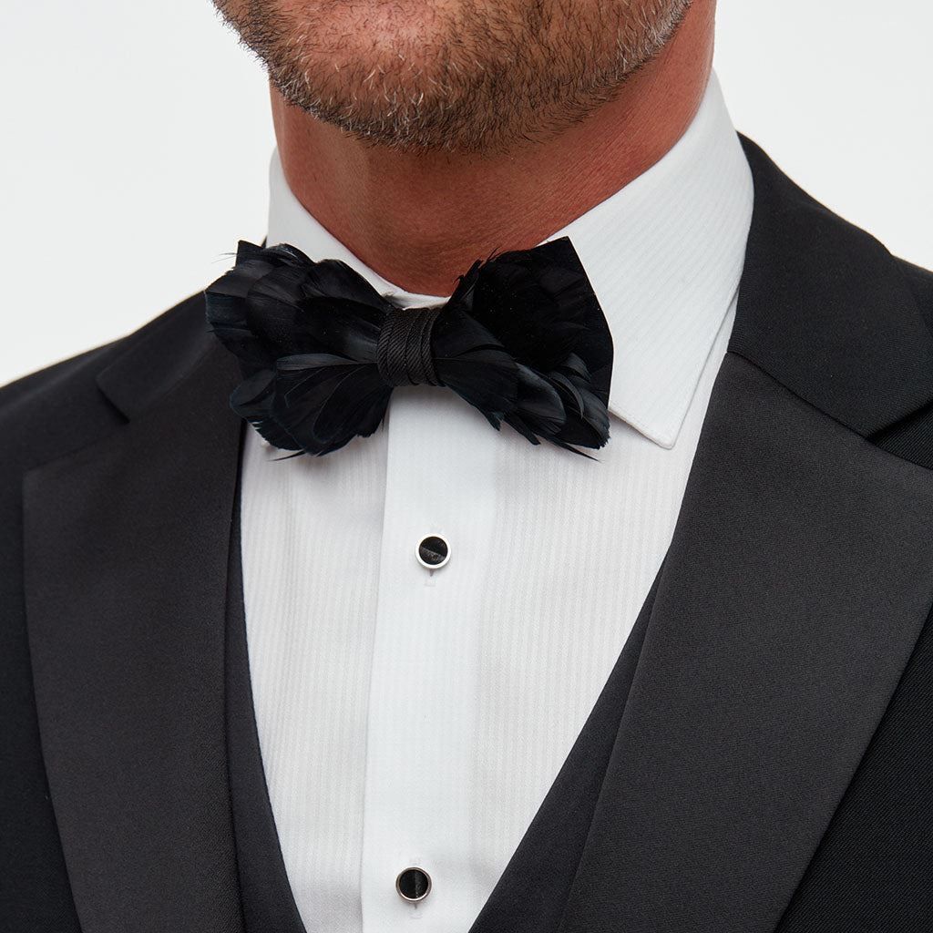 Other Brackish Black Feather Bow Tie Size ONE SIZE - 1 Thumbnail