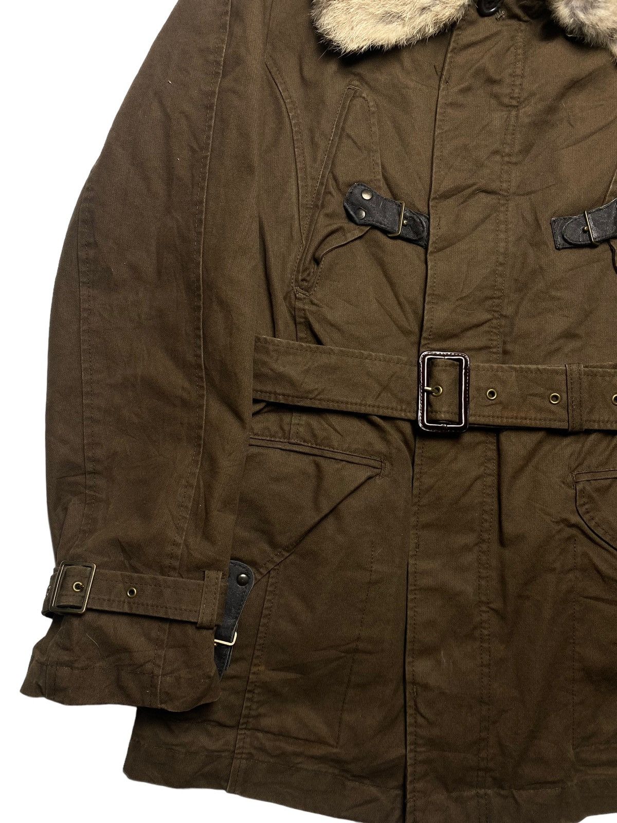 If Six Was Nine 2005 PPFM - Trim Fur Canvas Coat Jacket Size US L / EU 52-54 / 3 - 3 Thumbnail