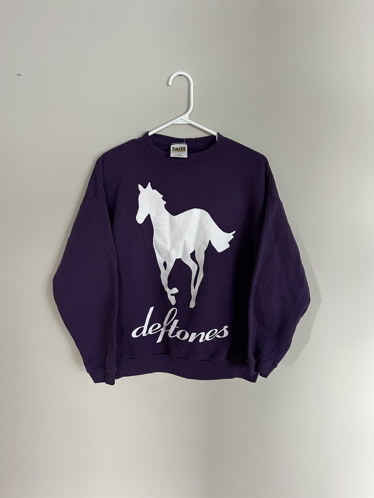 Band Tees × Tultex × Vintage Vintage Deftones White Pony Crewneck Size US L / EU 52-54 / 3 - 1 Thumbnail
