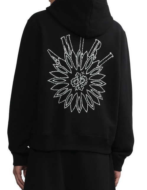 Amiri AMIRI Hoodie with Crystal Logo Size US S / EU 44-46 / 1 - 2 Thumbnail