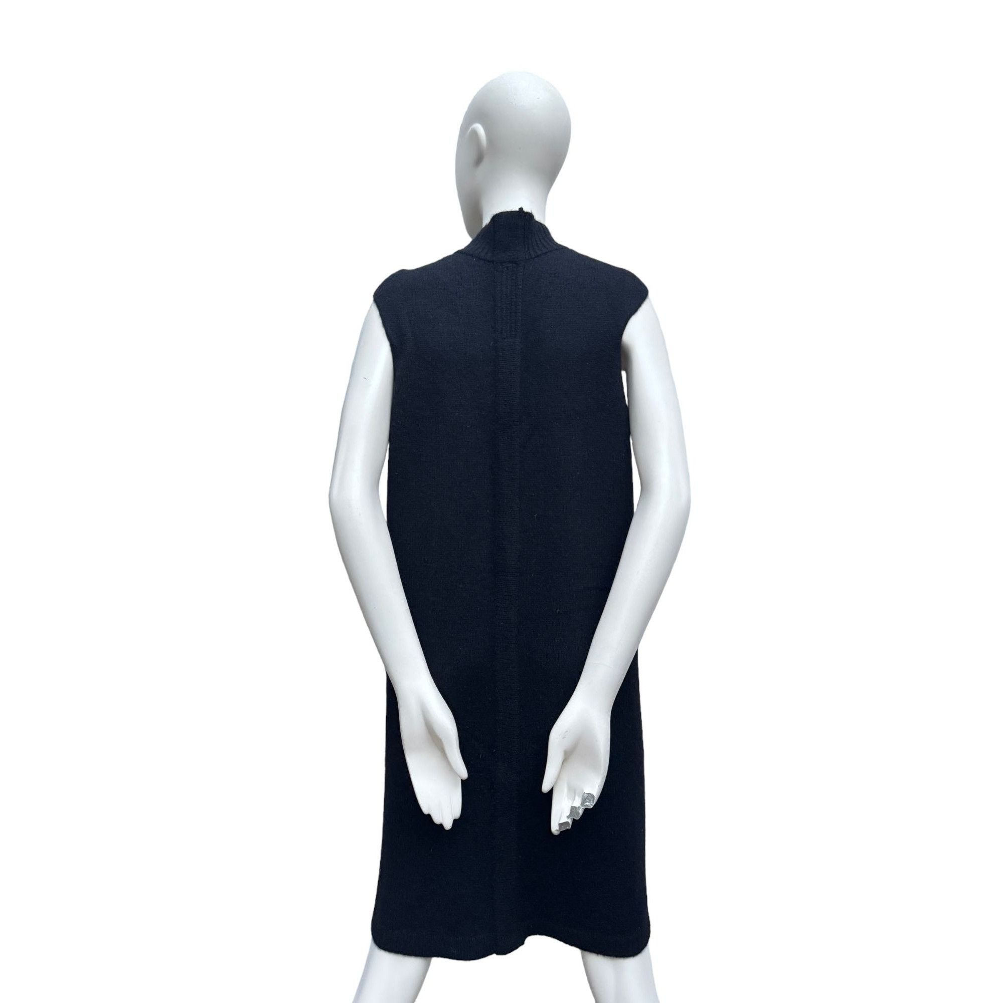 Rick Owens FW 2011 Limo Cashmere Black Dress Size M / US 6-8 / IT 42-44 - 7 Thumbnail
