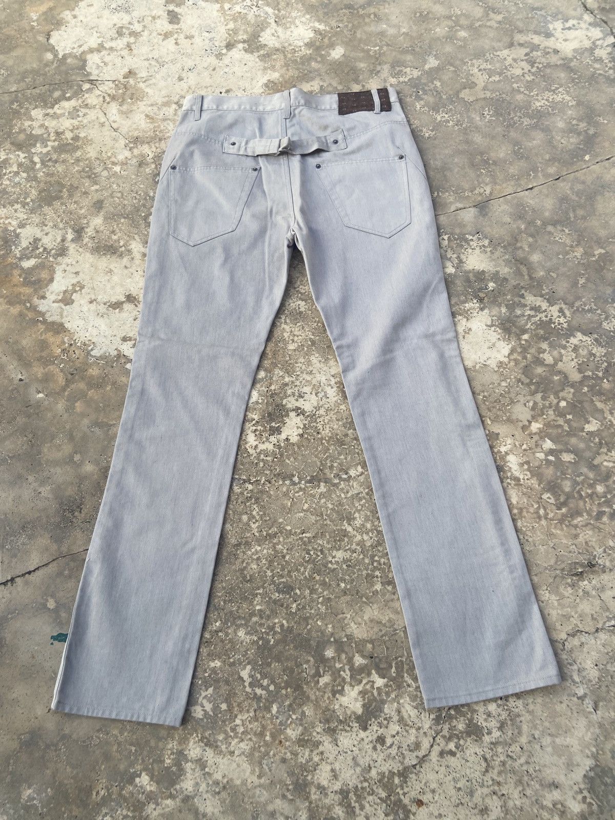 Japanese Brand PPFM BUCKLE BACK KHAKI STYLE PANT Size US 32 / EU 48 - 1 Thumbnail