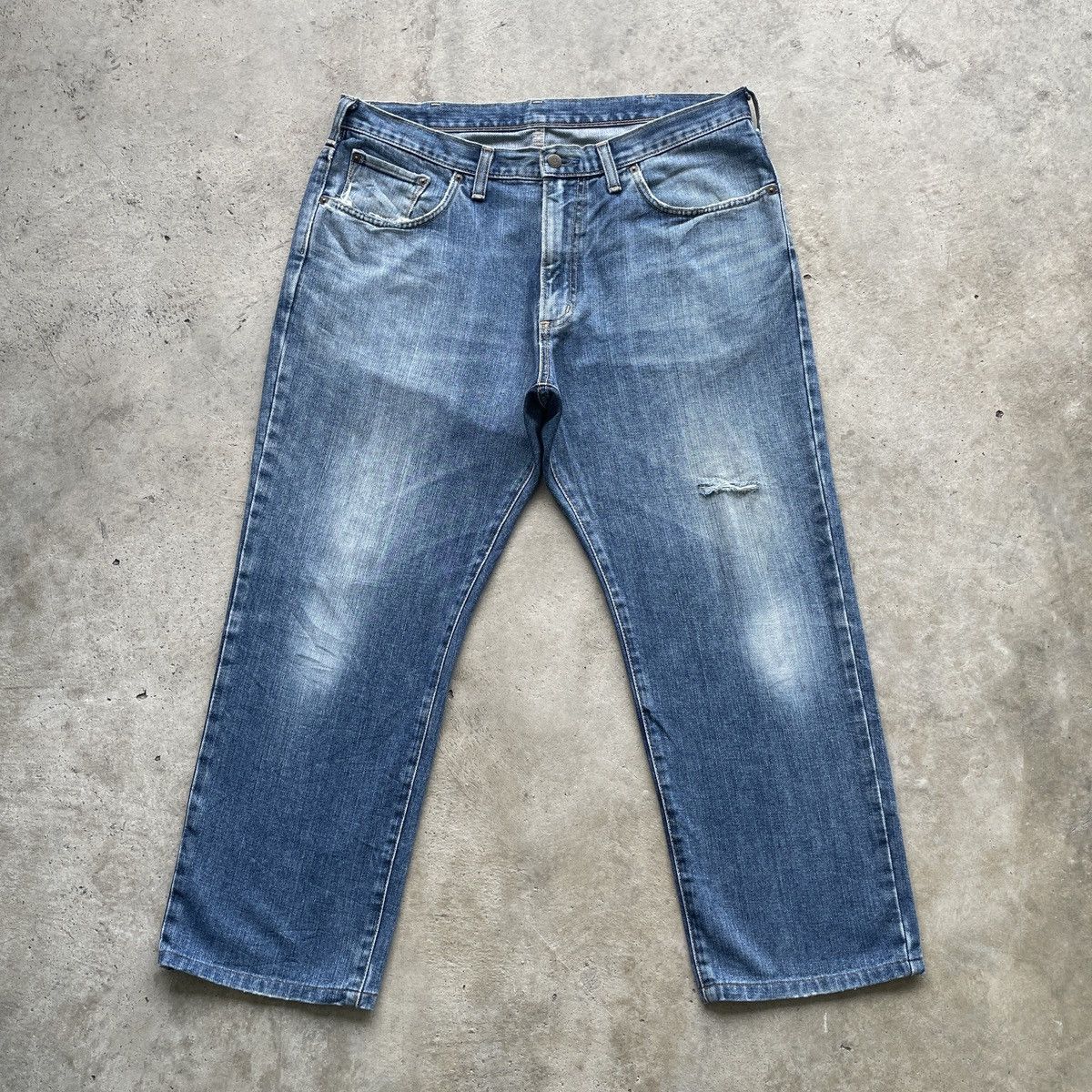 Edwin W38💥 Vintage Edwin Faded Distressed Jeans Denim Pants Size US 38 / EU 54 - 1 Thumbnail