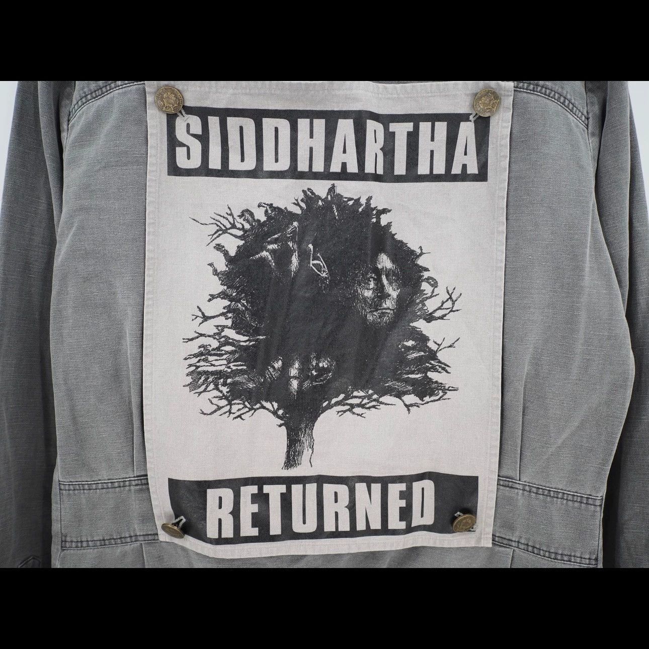 Raf Simons Raf Simons Face jacket behind the gray religious period-250 Size US M / EU 48-50 / 2 - 9 Thumbnail