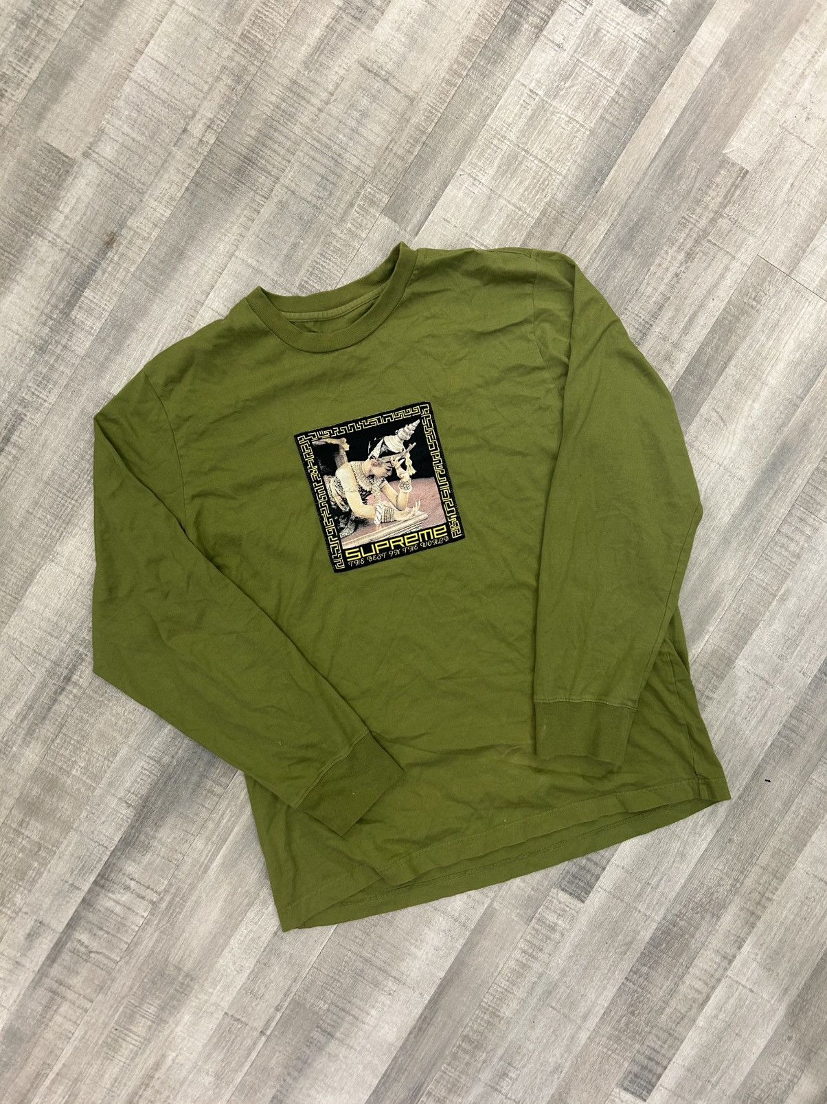 Supreme Supreme Best In The World Long Sleeve Tee Size US L / EU 52-54 / 3 - 1 Thumbnail