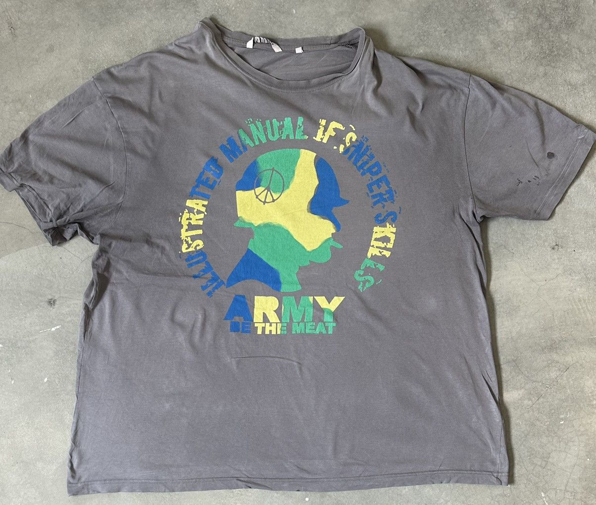 AZ DEUX ARMY BE THE MEAT TEE