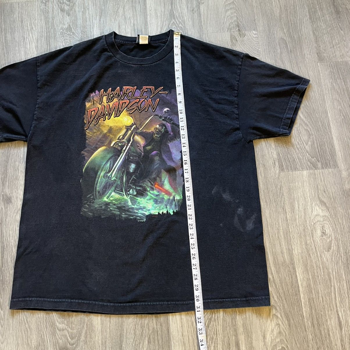Harley Davidson Vintage 2000s Harley Davidson Crazy Clown T Shirt Grunge ERD Size US XXL / EU 58 / 5 - 4 Thumbnail