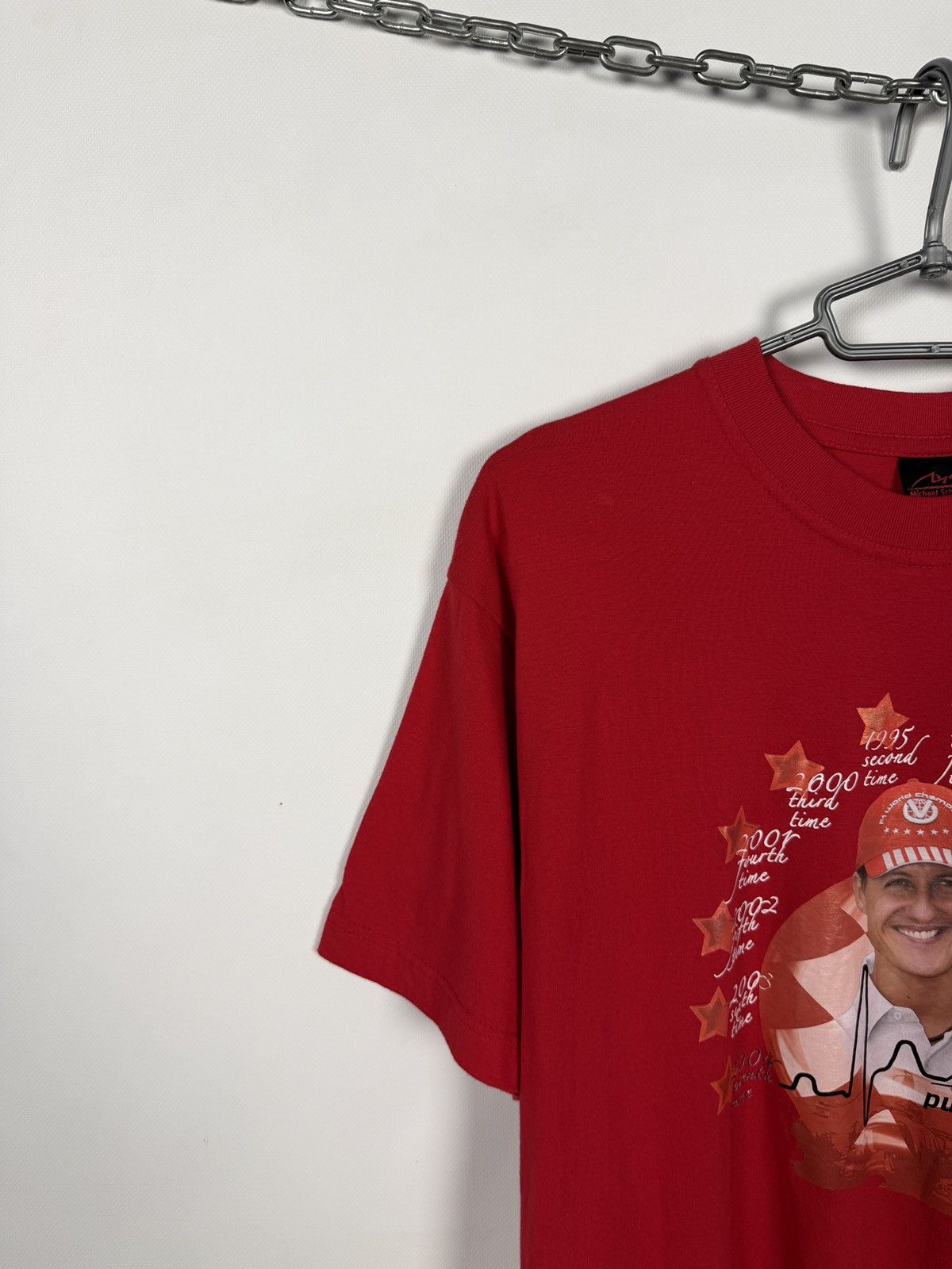 Formula 1 Michael Schumacher Pulse Passion F1 Time Champion Racing Tee Size US L / EU 52-54 / 3 - 3 Thumbnail