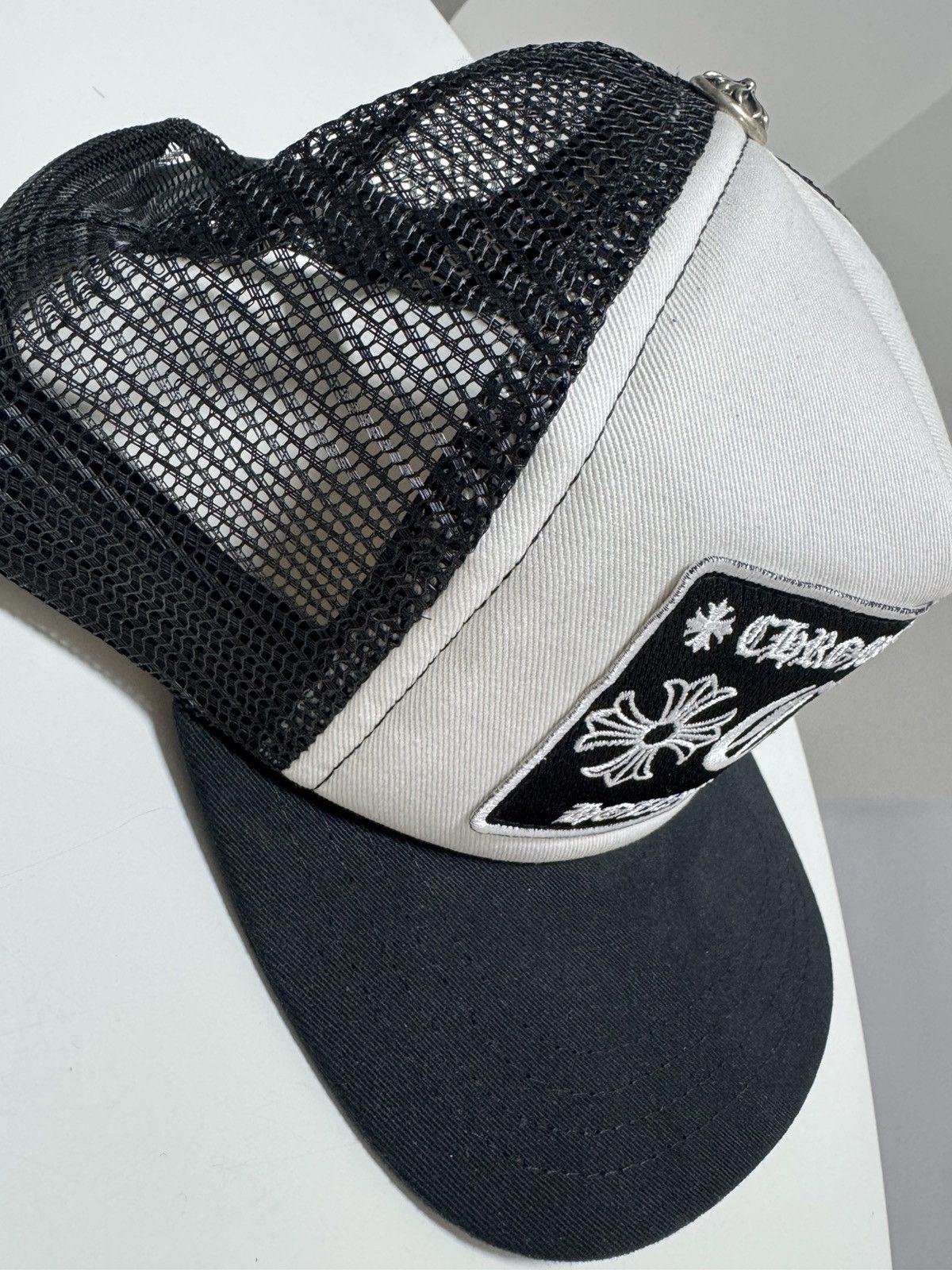 Chrome Hearts White and Black Chrome Hearts Trucker Hat Size ONE SIZE - 2 Thumbnail
