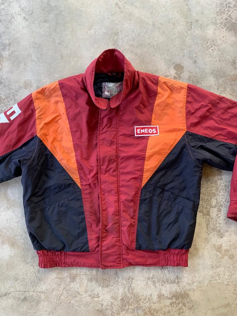 Japanese Brand × Vintage Vintage ENOES Quilted Zipper Jacket Size US L / EU 52-54 / 3 - 5 Thumbnail
