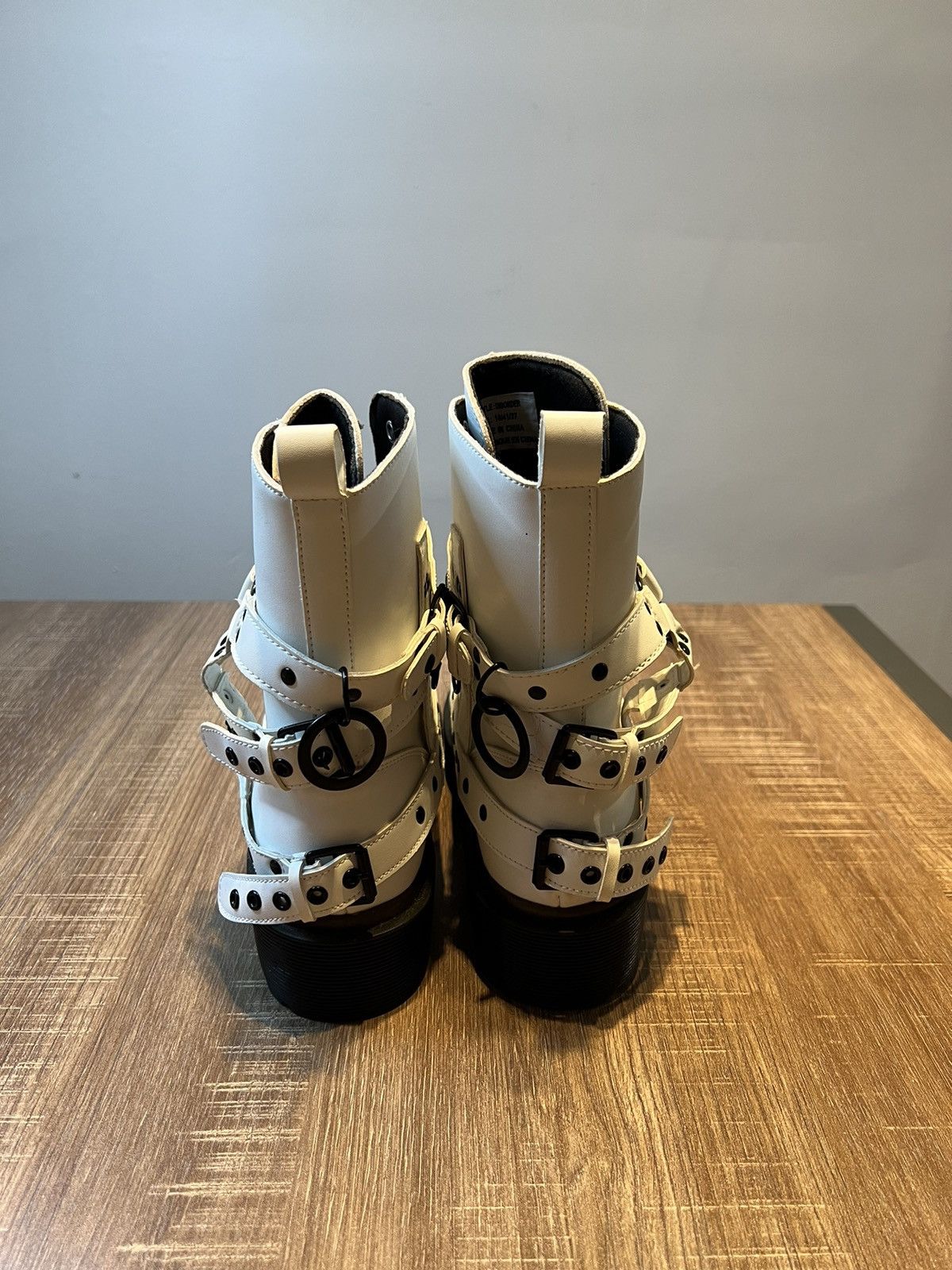 STRANGE MATTER Strange Cvlt White Disorder Goth Boots Size 10 New Women Size US 10 / IT 40 - 4 Thumbnail