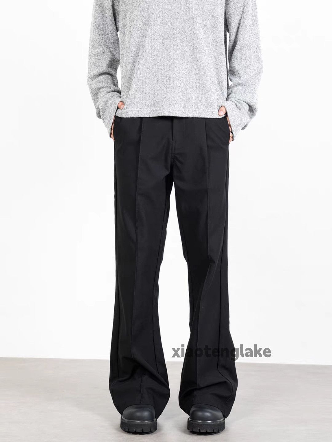 Designer × Japanese Brand × Vintage Unisex utility punk grunge bootcut flared cleanfit pants Size US 32 / EU 48 - 1 Thumbnail