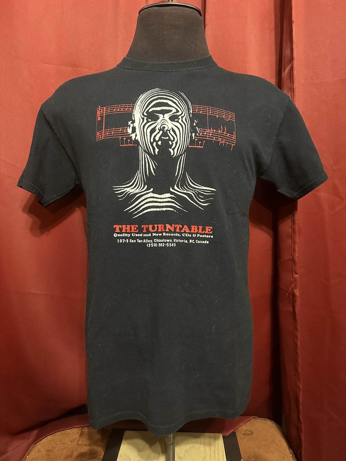 Band Tees × Vintage Vintage The Turntable Tshirt BC Chinatown Record Store Grail Size US M / EU 48-50 / 2 - 1 Thumbnail