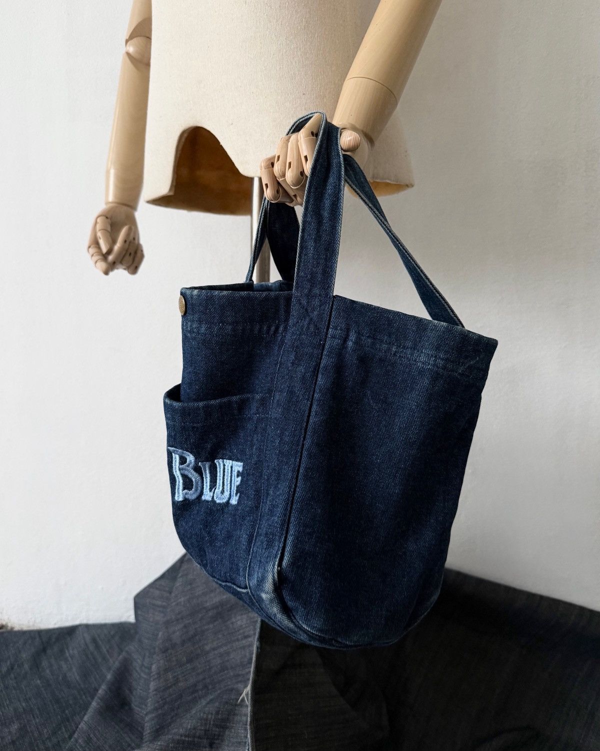 Blue Blue Japan BLUE BLUE ANCHOR DENIM TOTE BAG Size ONE SIZE - 12 Thumbnail