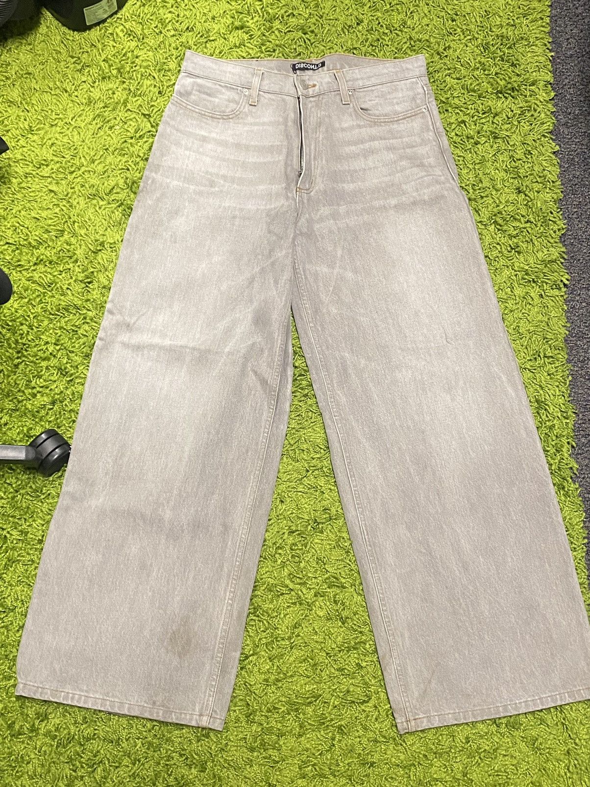 Japanese Brand Discontd Baggy Denim Bleach Size ONE SIZE - 1 Thumbnail