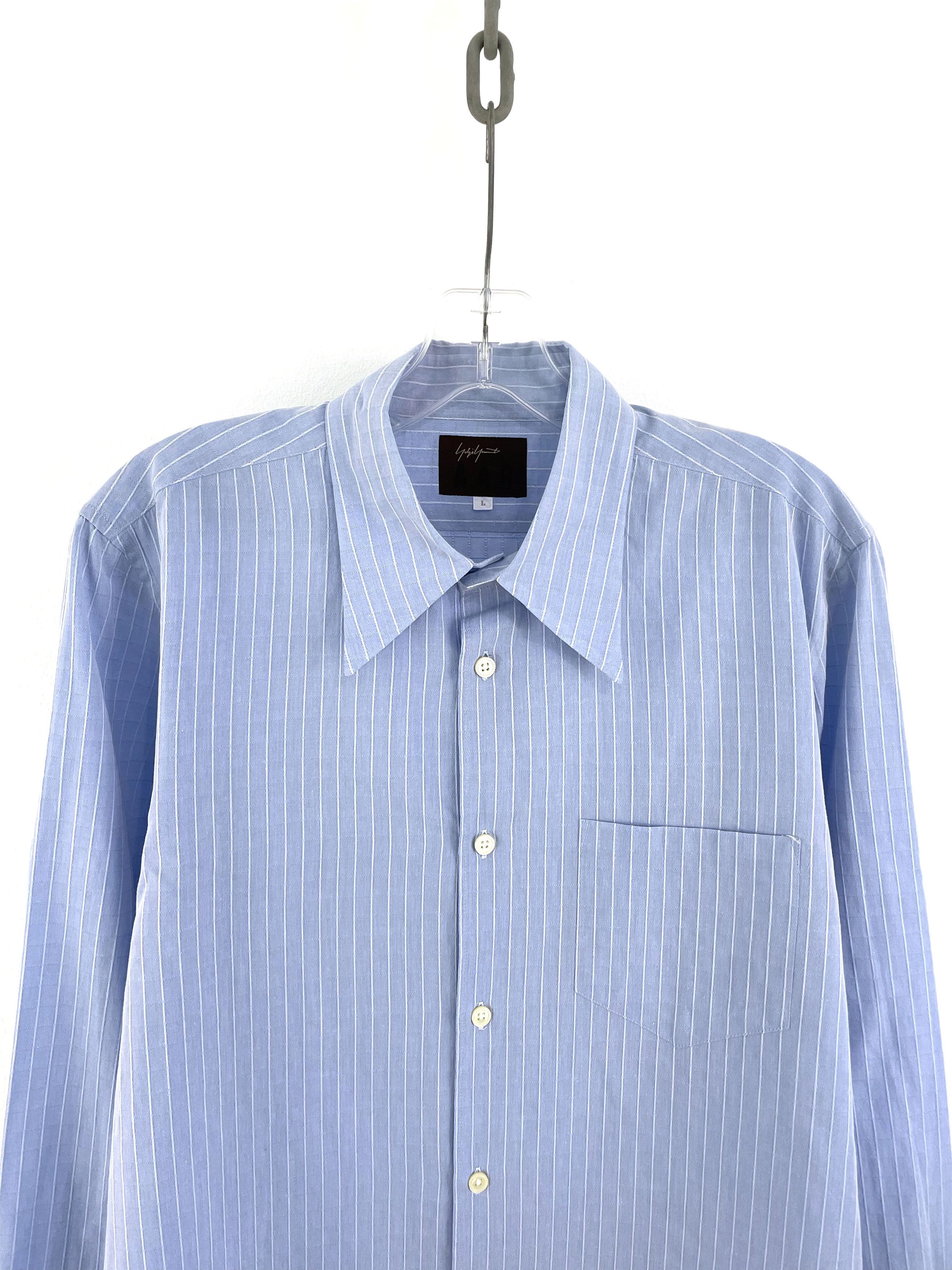 Yohji Yamamoto AAR Striped Shirt Size US L / EU 52-54 / 3 - 4 Thumbnail
