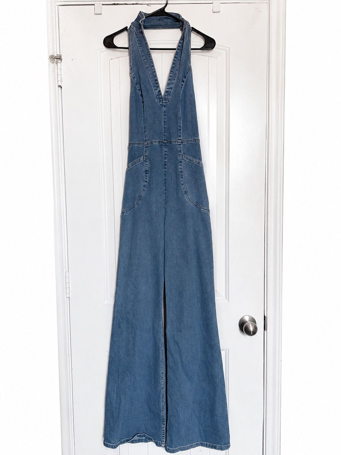 Free People Free People Denim Jumpsuit Size 30" / US 8 / IT 44 - 1 Thumbnail