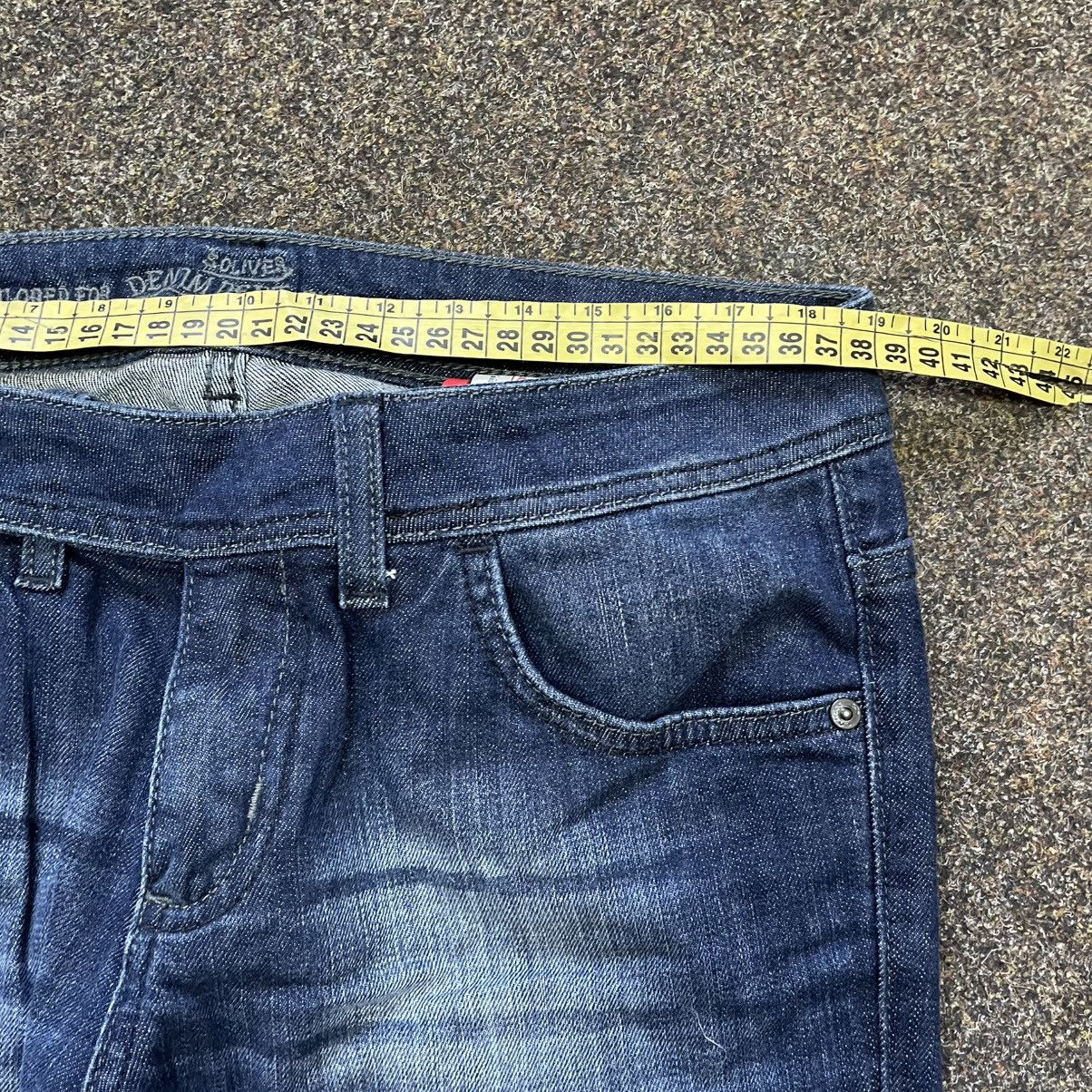 Vintage Y2K Baggy Bootcut Distressed Faded Jeans Skater Streetwear Size 34" / US 12 / IT 48 - 6 Thumbnail