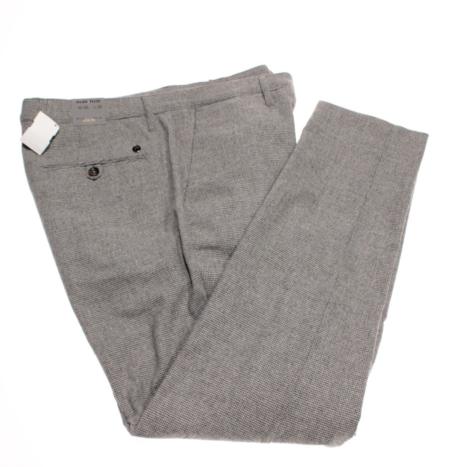Alberto ALBERTO New with tags Dress Pants Size 35 US In Gray Size US 35 - 2 Thumbnail