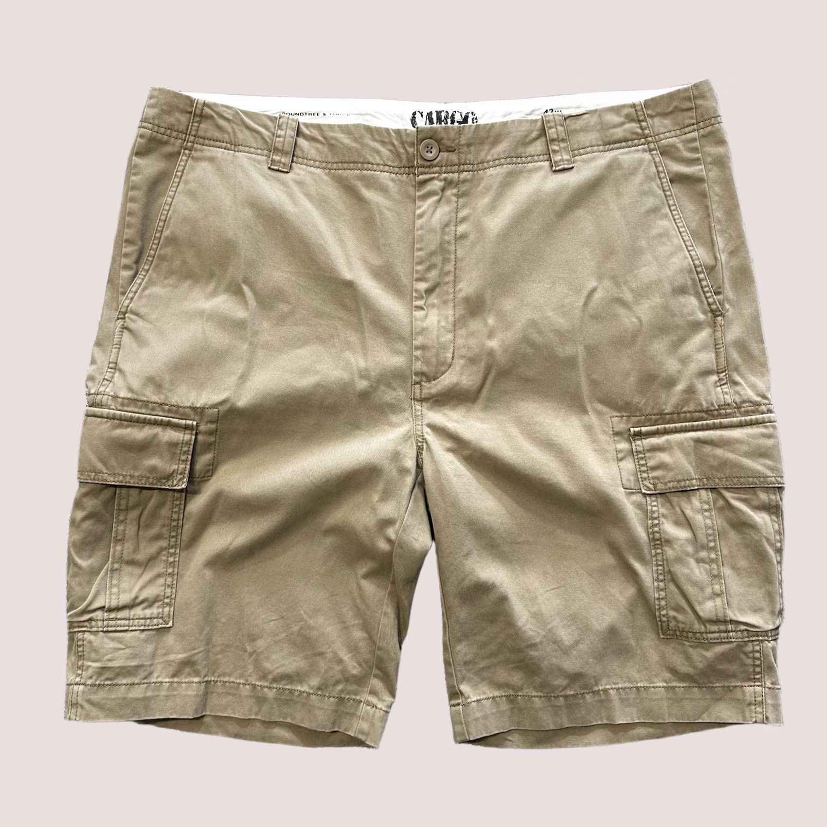 Roundtree & Yorke Roundtree & Yorke Cargo Shorts Mens 42 Beige Flat Front 10” Cotton Roundtree & Yorke Cargo Shorts Mens 42 Beige Flat Front 10” Cotton Size US 42 / EU 58 - 1 Thumbnail