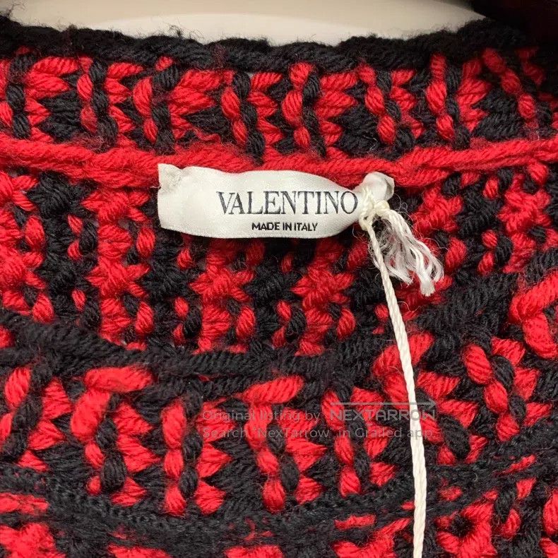 Valentino Valentino Black and red plaid sweater Size US M / EU 48-50 / 2 - 3 Thumbnail