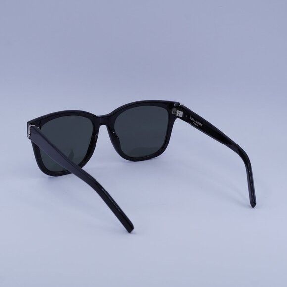 Saint Laurent Paris Saint Laurent SLM68 001 Sunglasses Black Square Frame Size ONE SIZE - 5 Thumbnail