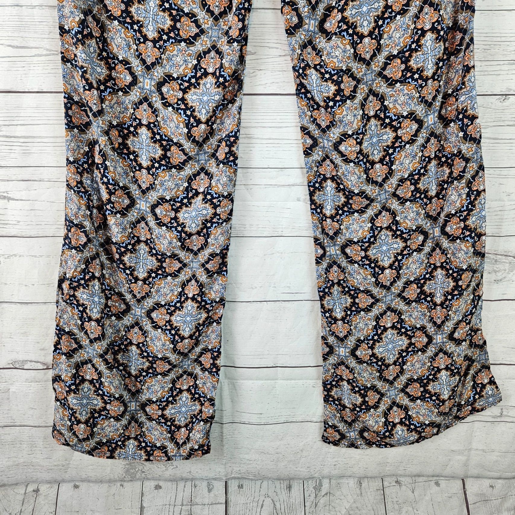 O'Neill O'Neill Pants Womens Pull On L Blue Viscose Mid Rise 29.5 Inseam 14.5 Waisst Straight Size 36" / US 14 / IT 50 - 5 Thumbnail