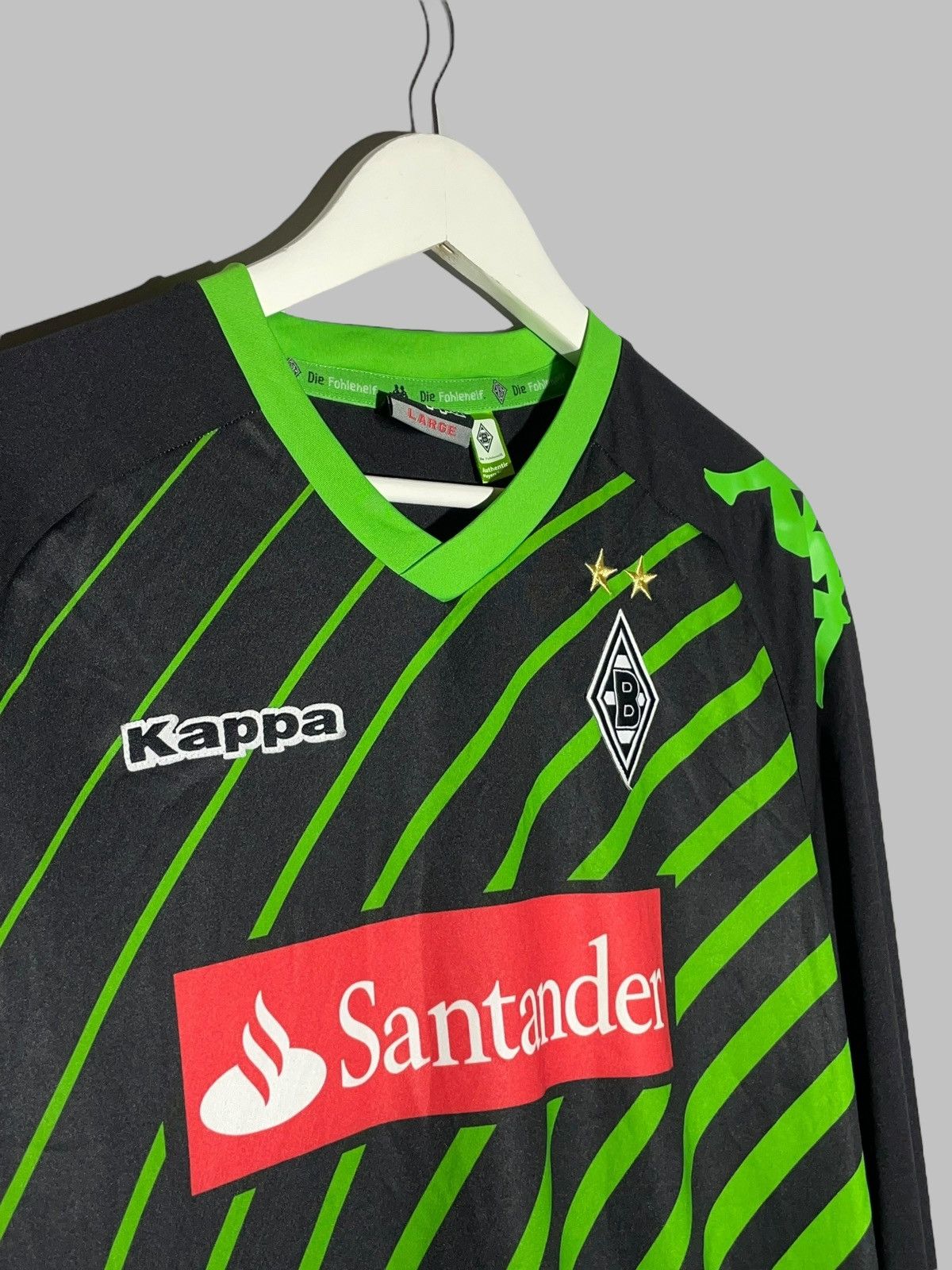 Kappa Borussia Monchengladbach Kappa 2014/15 Third Football Jersey Size US L / EU 52-54 / 3 - 3 Thumbnail