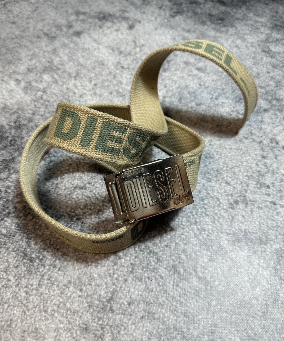 Diesel × Vintage Y2K Vintage Diesel Logo Belts Streetwear Style USA Rare VTg Size ONE SIZE - 2 Thumbnail