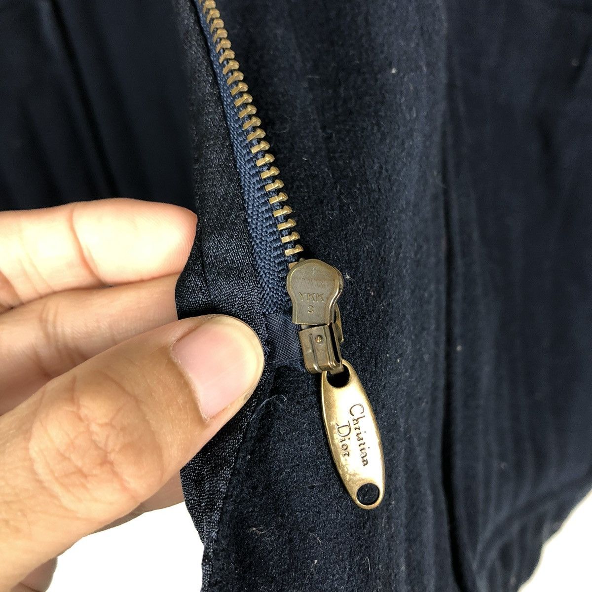 Christian Dior Monsieur 🔥VINTAGE WOOL ZIPPER JACKET CHRISTIAN DIOR MONSIUER Size US M / EU 48-50 / 2 - 19 Thumbnail