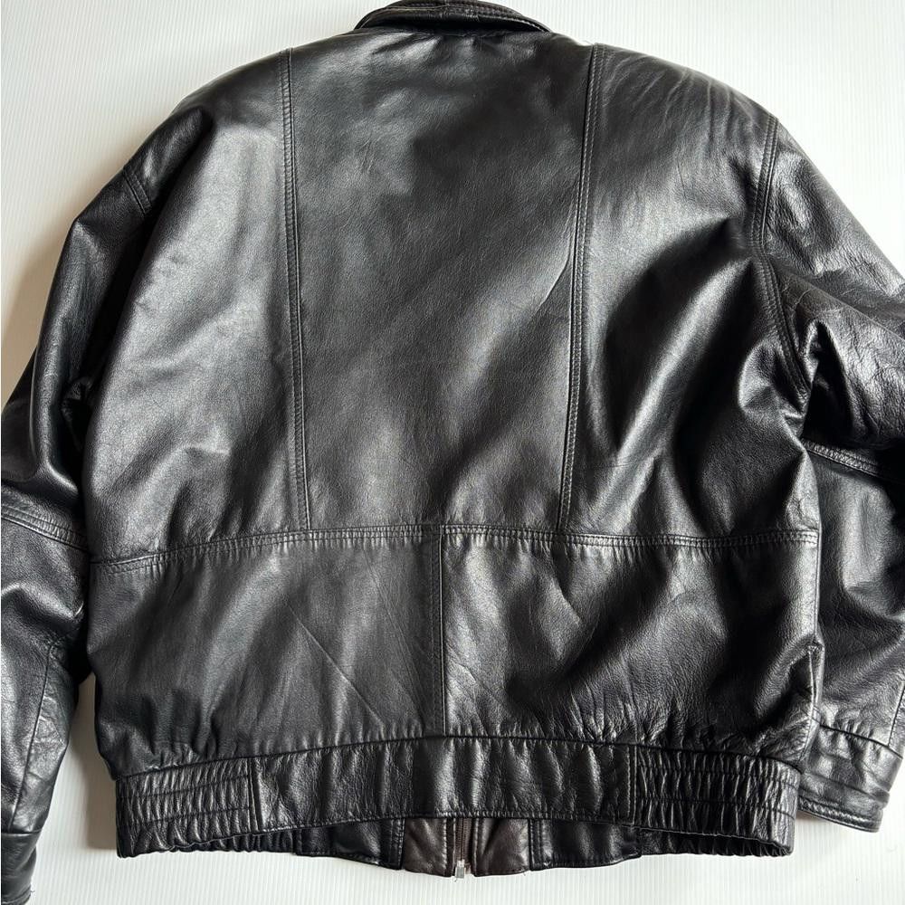 Designer Le Village du Cuir Leather Coat Size US S / EU 44-46 / 1 - 2 Thumbnail