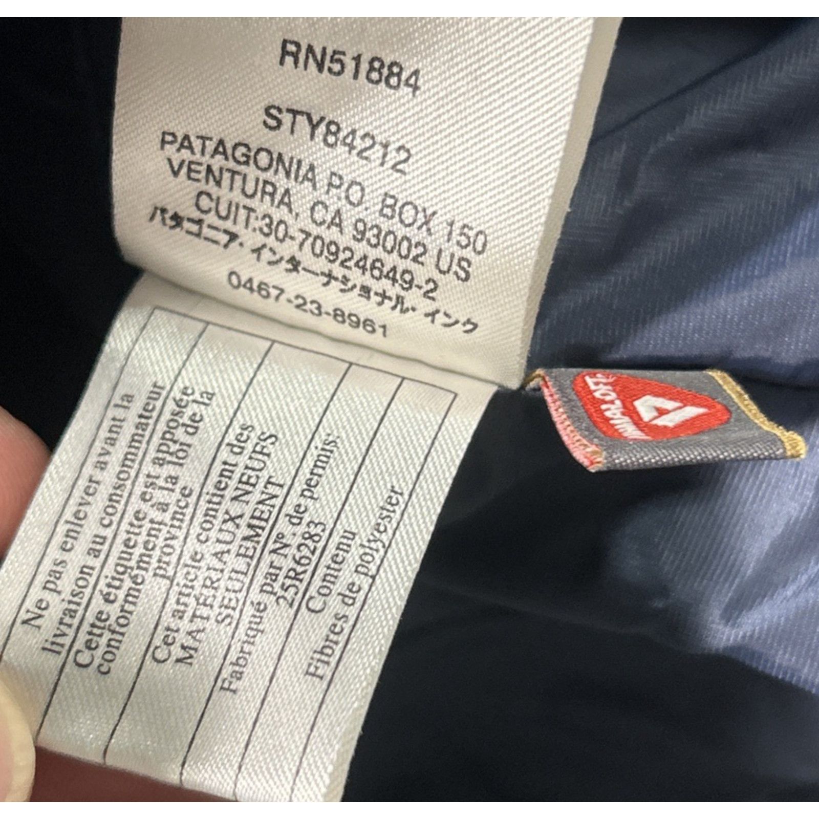 Patagonia Patagonia Nano Puff Jacket Small Navy Quilted Puffer Coat Size US S / EU 44-46 / 1 - 12 Thumbnail