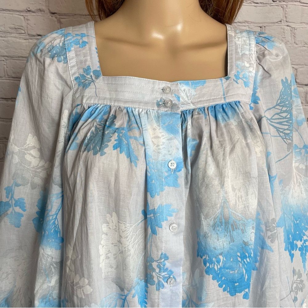 Calvin Klein NWT New Calvin Klein Floral Print Square Neck Long Sleeve V Size L / US 10 / IT 46 - 2 Thumbnail