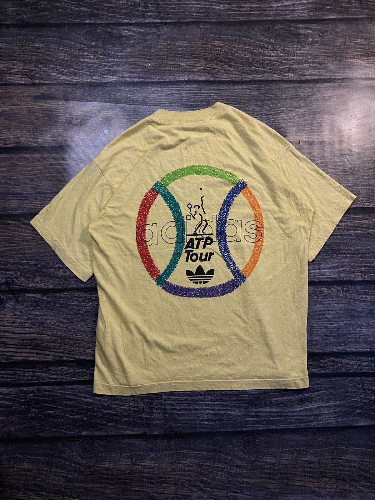 Adidas × Vintage RARE❗️80’s ADIDAS ATP TOUR VINTAGE TEE Size US L / EU 52-54 / 3 - 1 Thumbnail