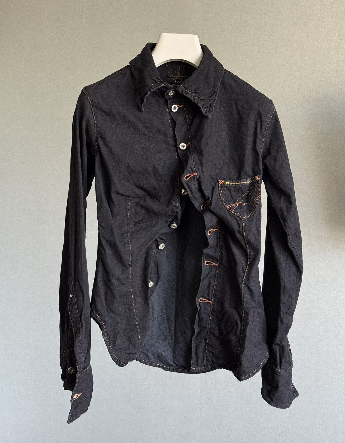 Lee × Vivienne Westwood VIVIENNE WESTWOOD x Lee denim shirt Size XS / US 0-2 / IT 36-38 - 3 Thumbnail