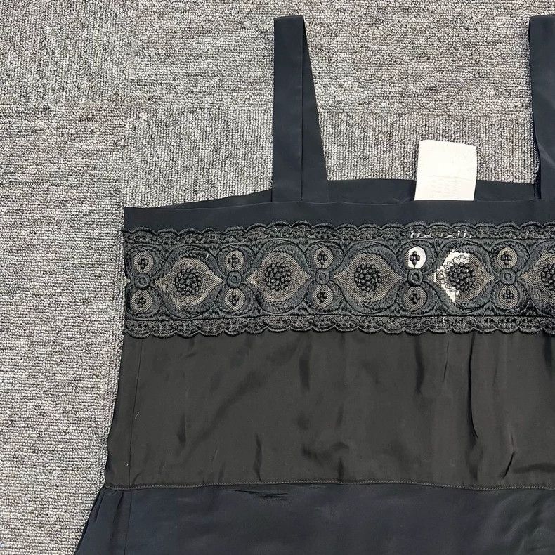 Maison Margiela Black Lace Panel Long Dress by Maison Margiela-2506 Size M / US 6-8 / IT 42-44 - 4 Thumbnail