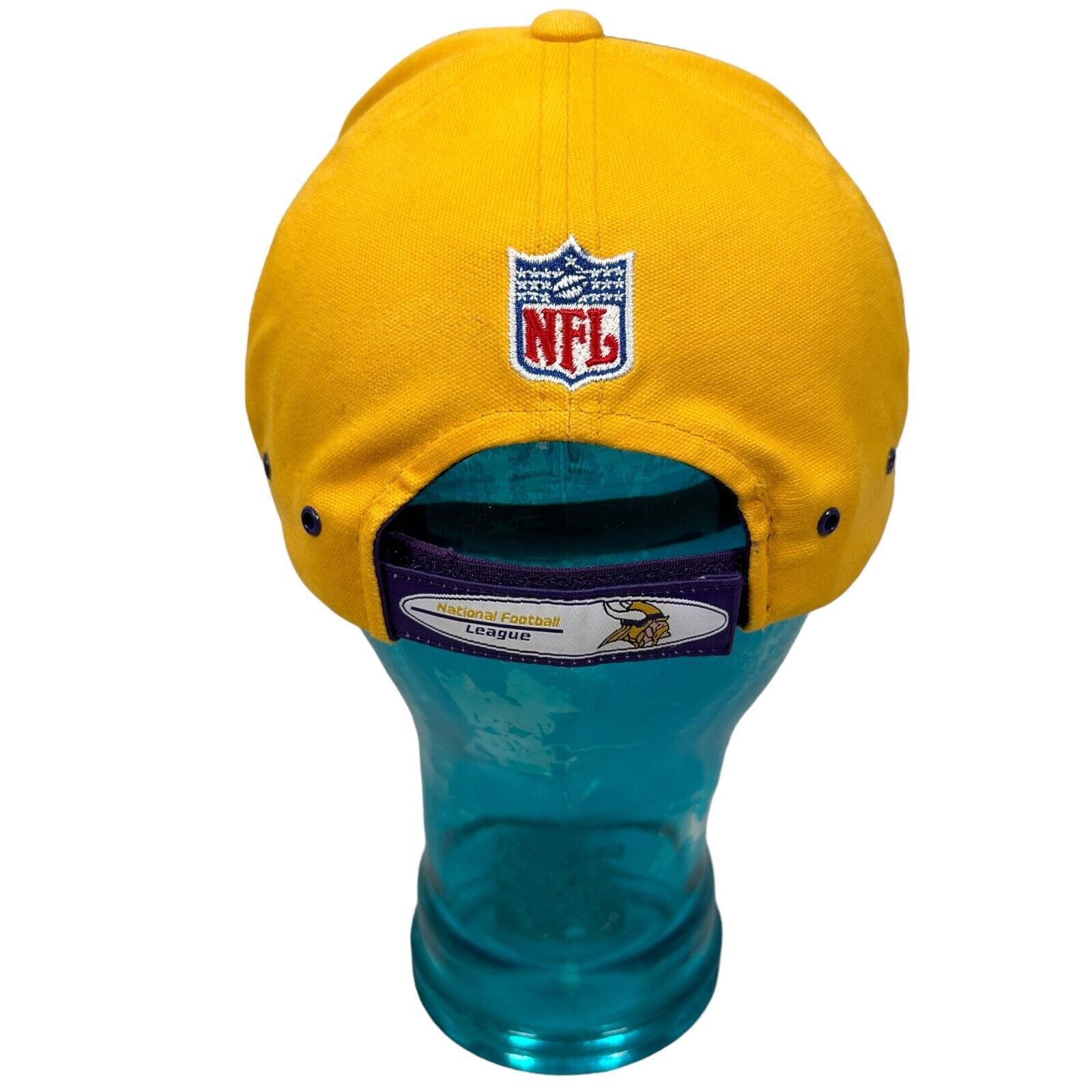 Reebok Minnesota Vikings Hat Retro Reebok Cap Men's Yellow Cotton Size ONE SIZE - 4 Thumbnail