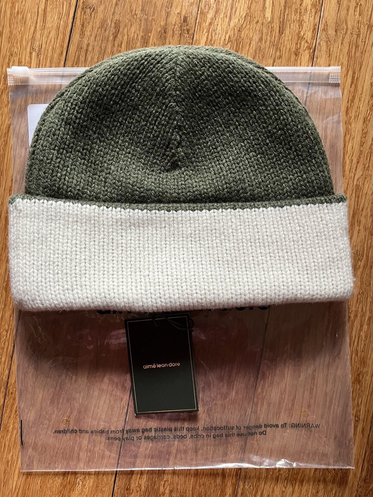 Aime Leon Dore × New Balance ALD / New Balance 997 Two Tone Wool Beanie Size ONE SIZE - 2 Thumbnail