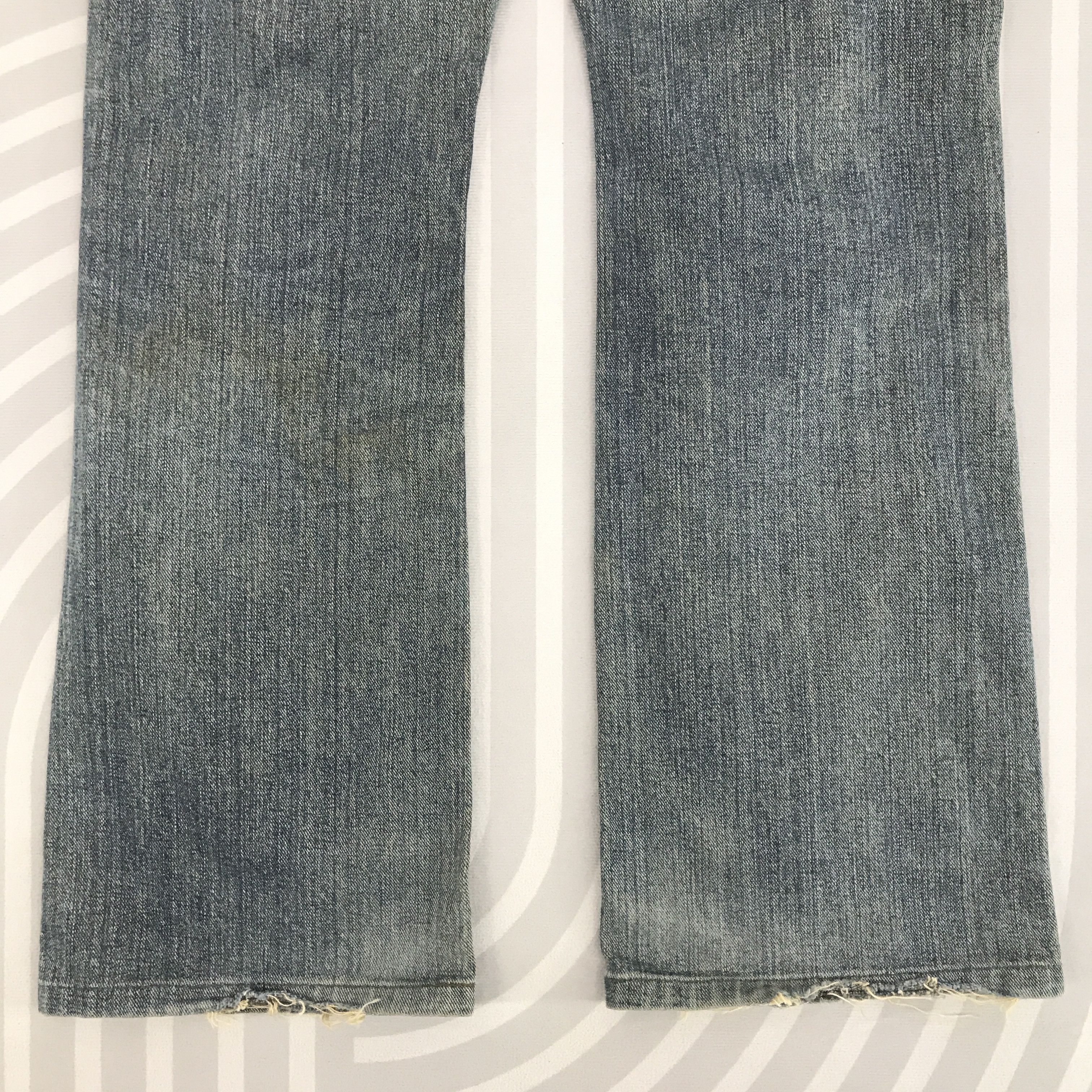 Japanese Brand × Lee × Vintage Flare Japan Denim Lee Distressed Bootcut Pants Size US 32 / EU 48 - 6 Thumbnail