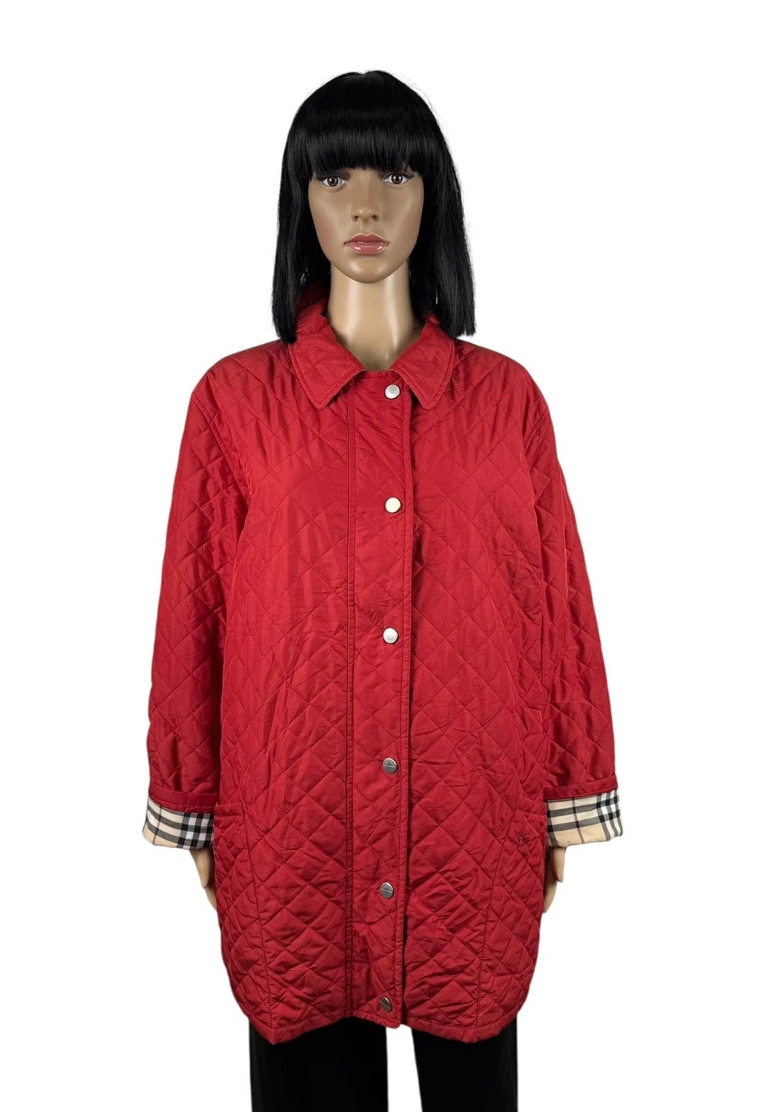 Burberry Burberry Vintage Quilted Coat size XL Size XL / US 12-14 / IT 48-50 - 1 Thumbnail