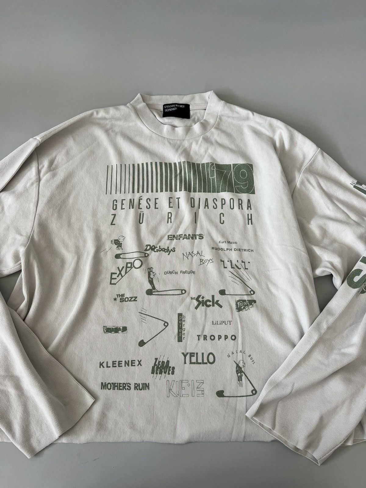 Enfants Riches Deprimes Enfants Riches Déprimés Zurich Rib Long-Sleeve T-Shirt Size US L / EU 52-54 / 3 - 1 Thumbnail