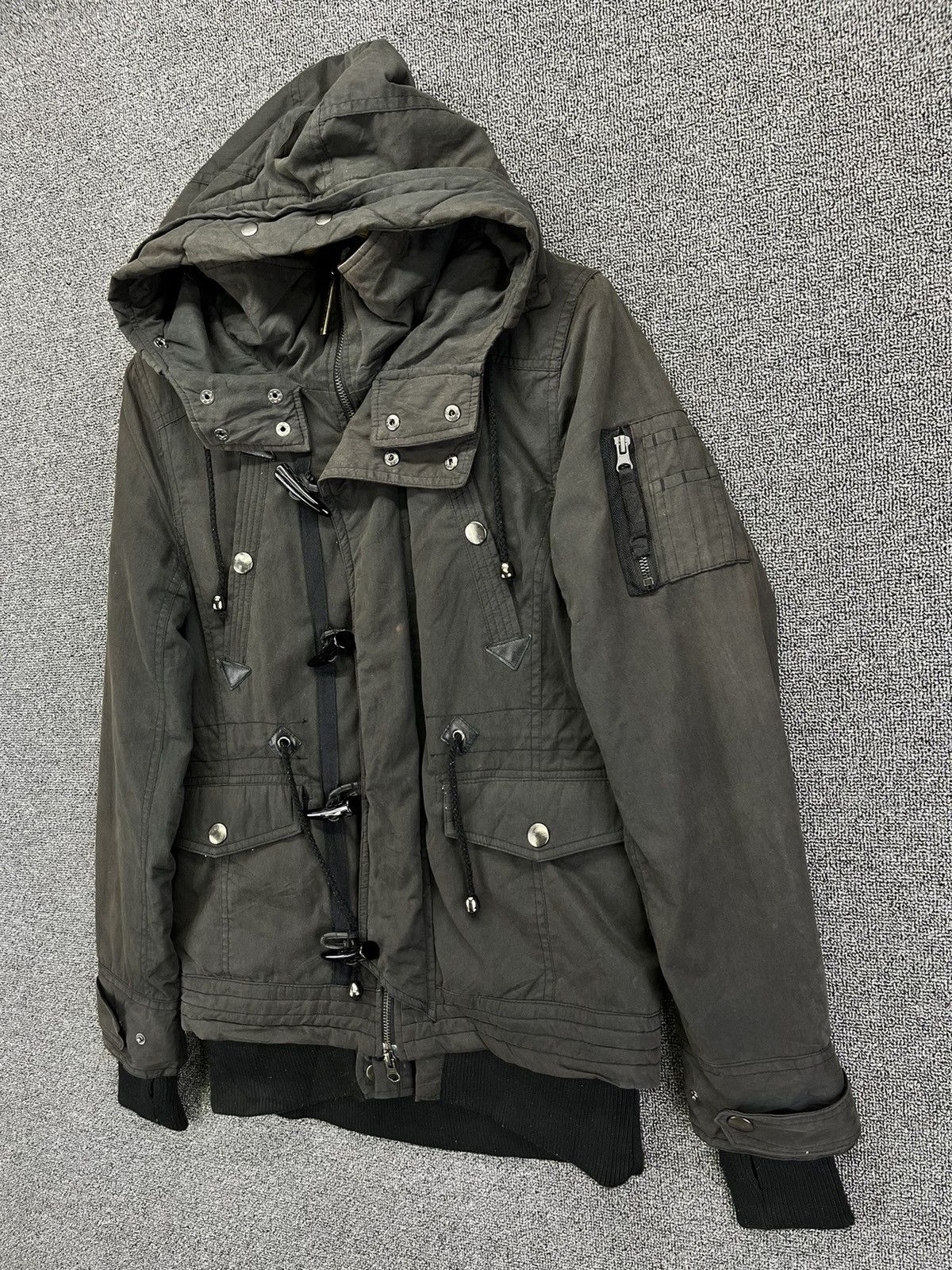 BUFFALO BOBS BUFFALO BOBS Rare Hooded Zip Up Punk Jacket Size M / US 6-8 / IT 42-44 - 3 Thumbnail