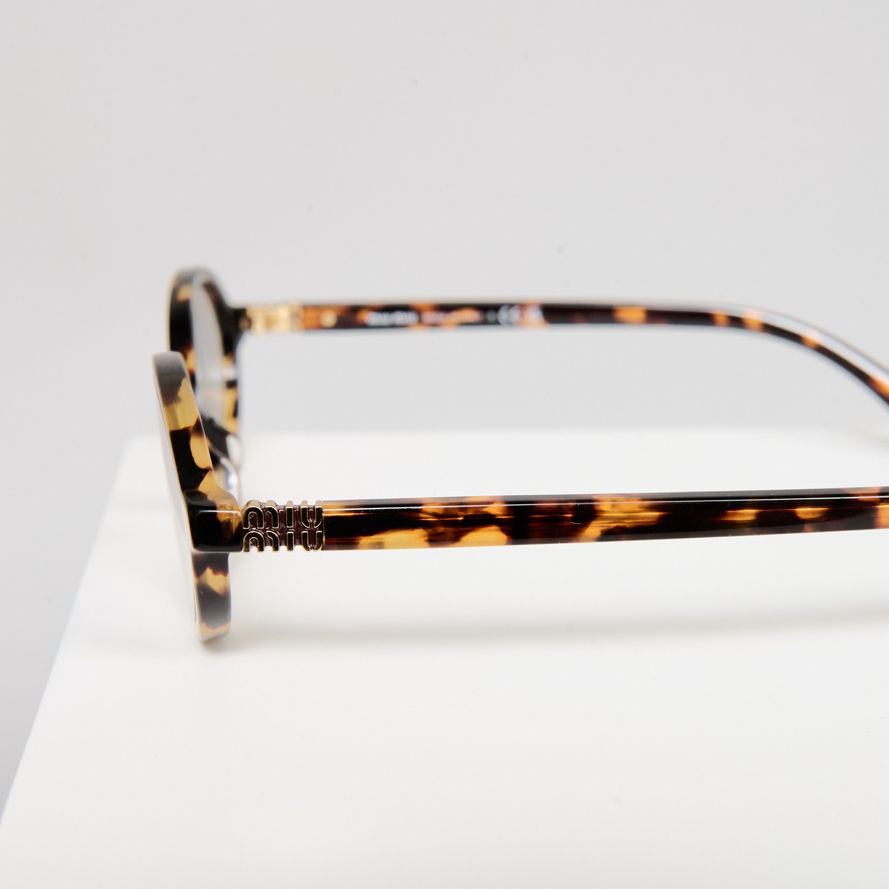 Miu Miu MIU MIU 0MU 01XV VAU1O1 HONEY HAVANA Size ONE SIZE - 3 Thumbnail