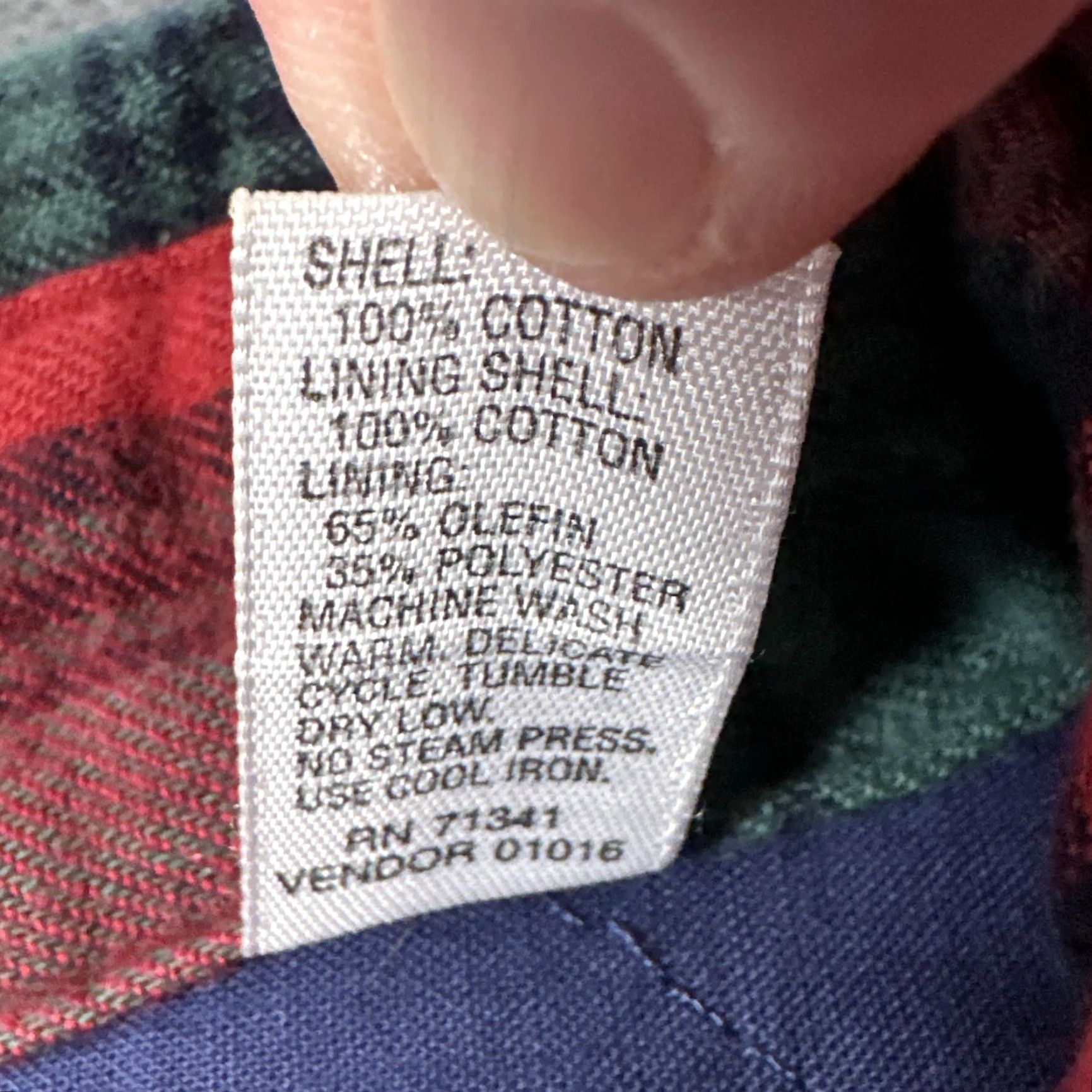 Vintage Vintage Yes L.L. Bean shirt Mens 2XL Tall VTG Big & Tall 2XLT Plaid Red Green Thinsulate Lined Flannel Shacket Button-Up Jacket Shirt Size US XXL / EU 58 / 5 - 6 Thumbnail