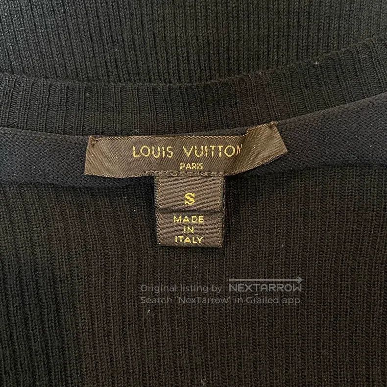 Louis Vuitton Louis Vuitton Black Patchwork Knit sweater Size S / US 4 / IT 40 - 5 Thumbnail