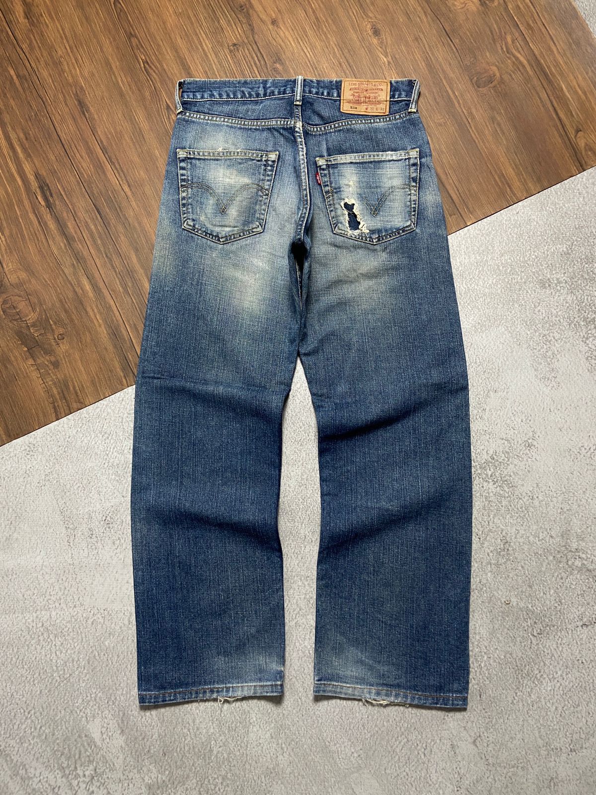 Levi's Levis 534 washed jeans Size US 30 / EU 46 - 5 Thumbnail