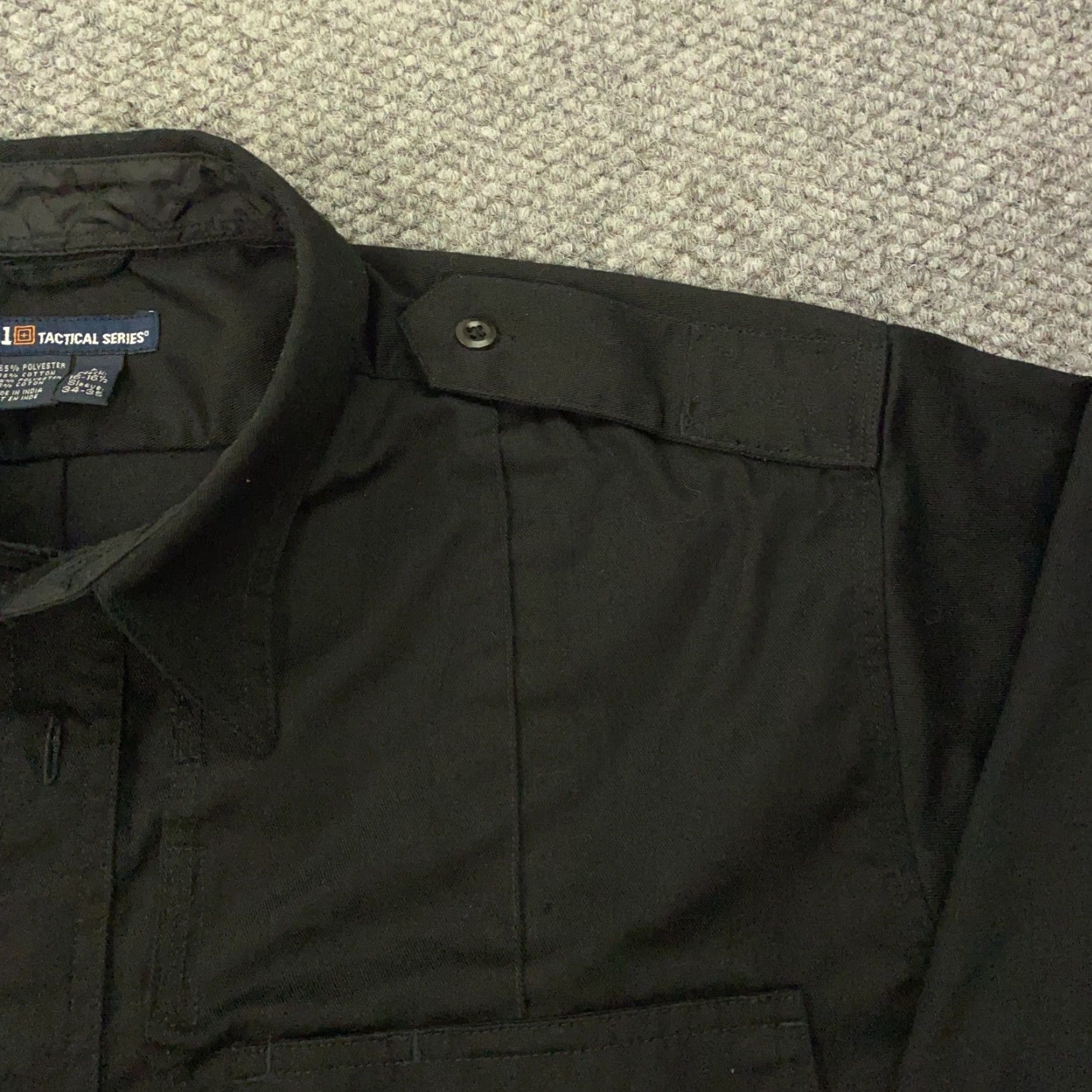 Vintage 5.11 Tactical Shirt Mens Large Black Double Pocket CCW Zip Pocket Shirt Mens L Black 5.11 Tactical Shirt Mens Large Black Double Pocket CCW Zip Size US L / EU 52-54 / 3 - 3 Thumbnail