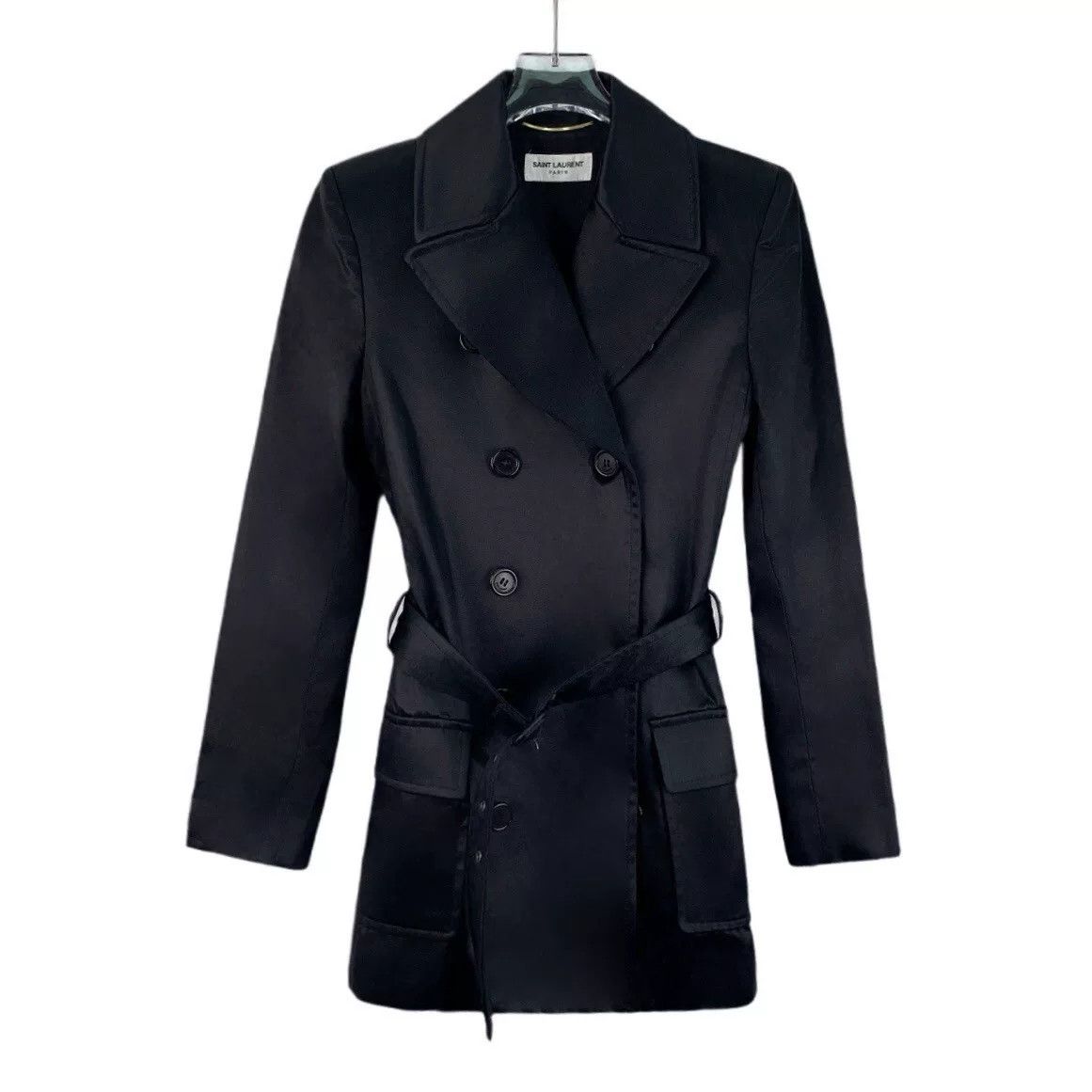 Saint Laurent Paris Saint Laurent Paris Black Jacket XXS Women Size XXS / US 00 / IT 34 - 1 Thumbnail