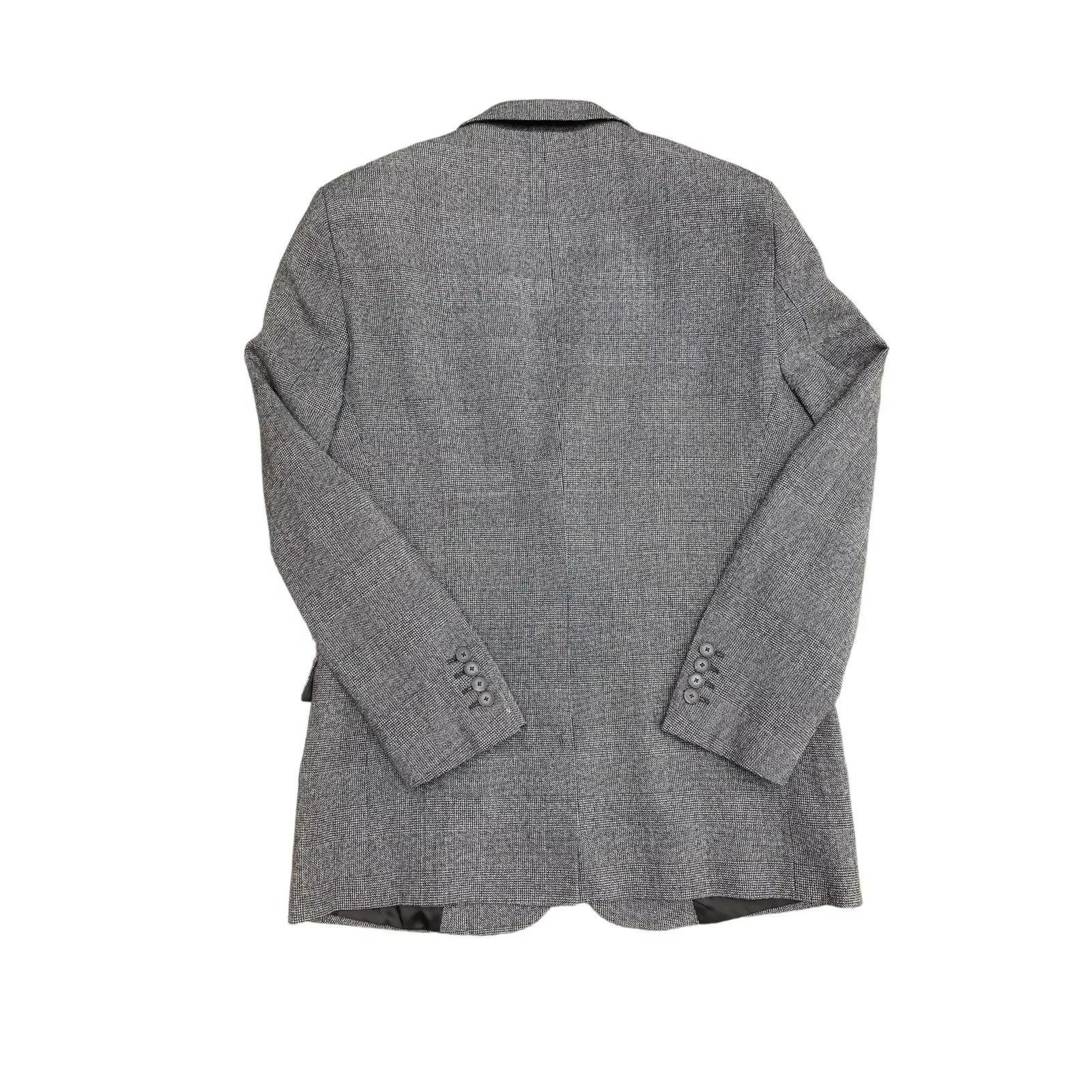 Sandro Grey Wool Suit Size 42R - 7 Thumbnail