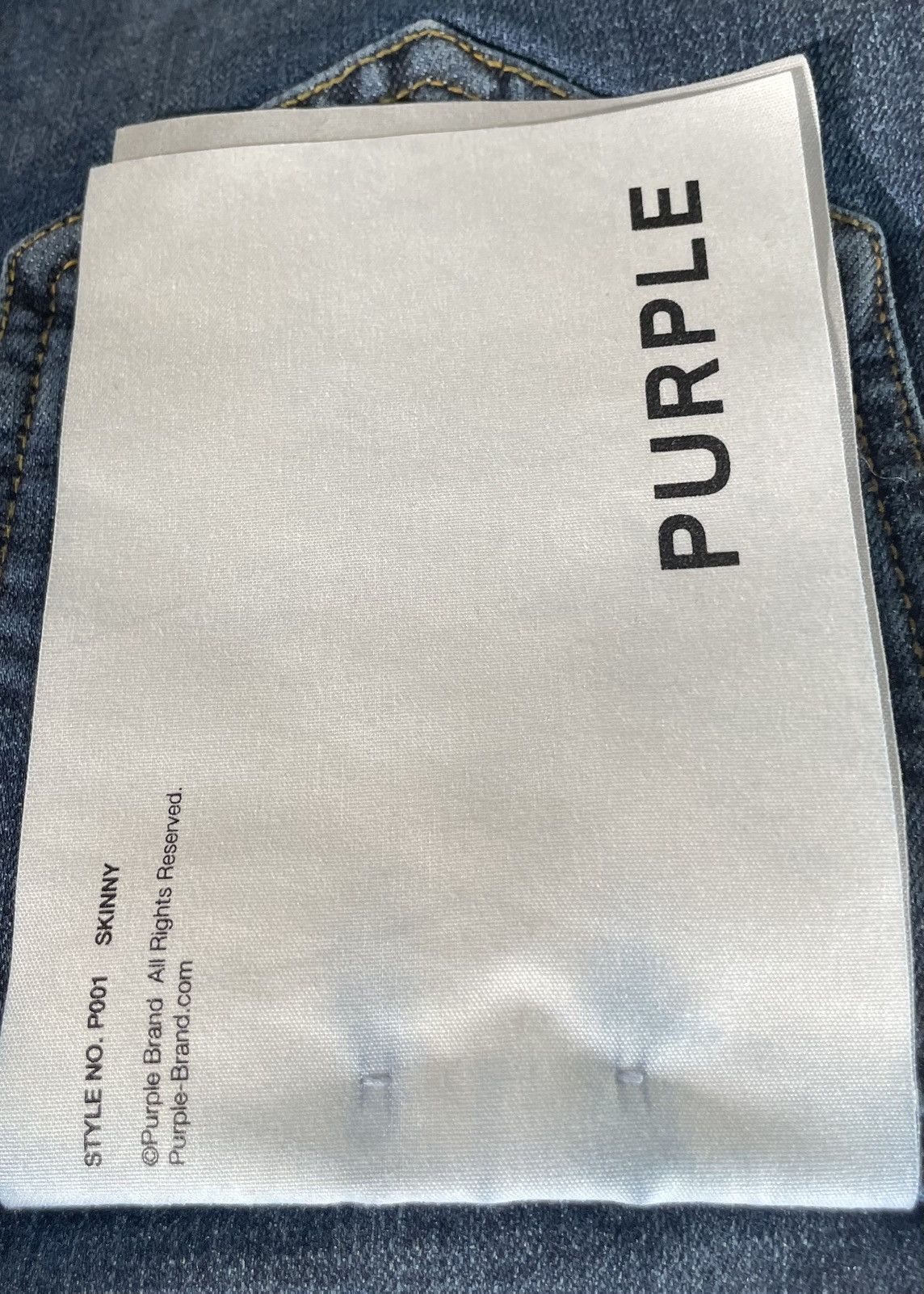 Purple Brand Purple P-001 Skinny Jean Size US 32 / EU 48 - 7 Thumbnail